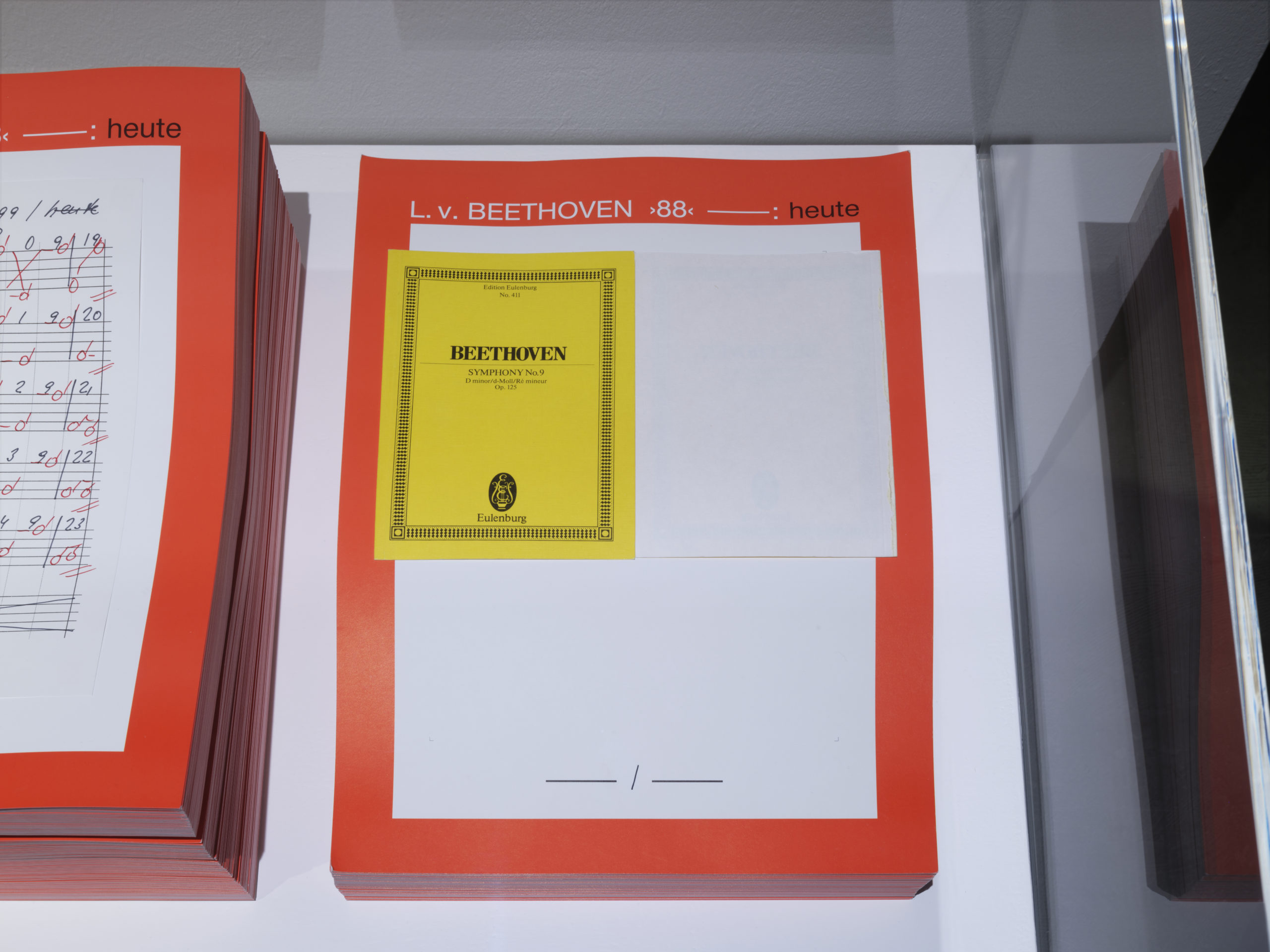 Hanne Darboven, Opus 25 A "Ludwig Van Beethoven", Heidi, 2023