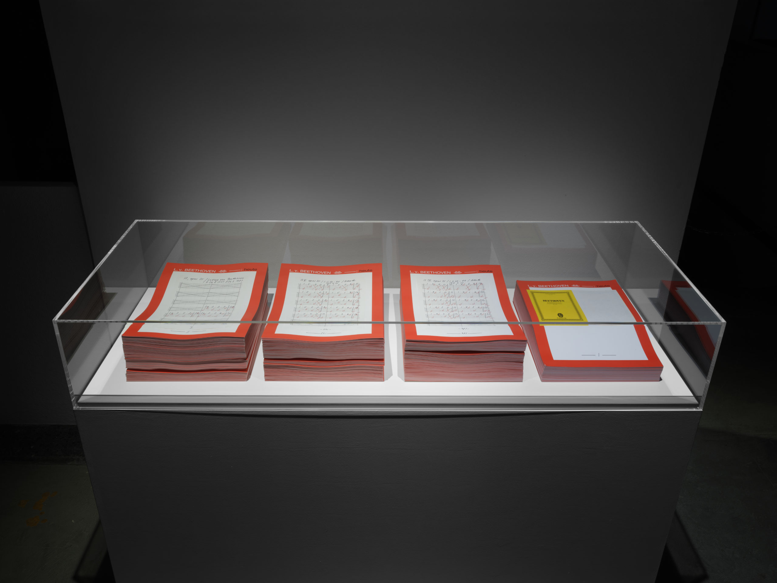 Hanne Darboven, Opus 25 A "Ludwig Van Beethoven", Heidi, 2023