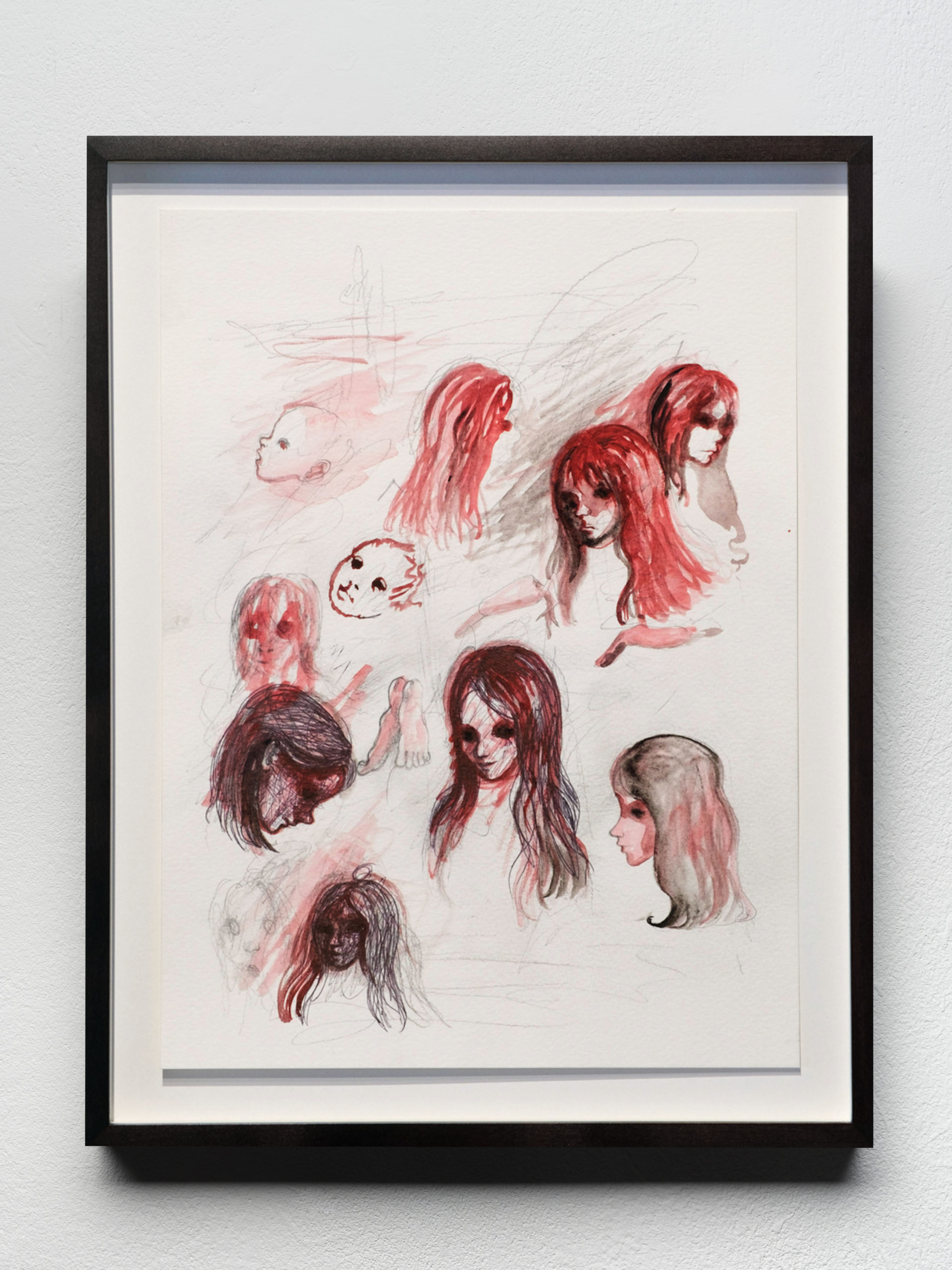 Will Sheldon, "Meet me at the old House Misty Used to Live in", Watercolor, ink, and pencil on paper 36 x 28 cm, 2023