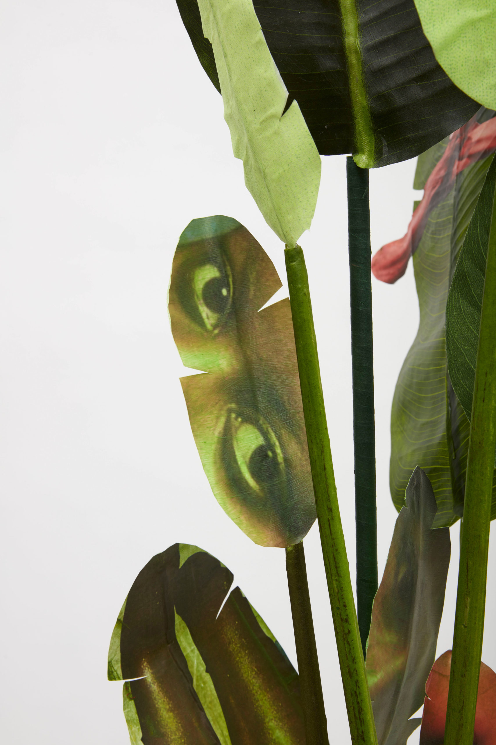 Kandis Williams, Detail view, "Marx Baker Rumba",, 2020