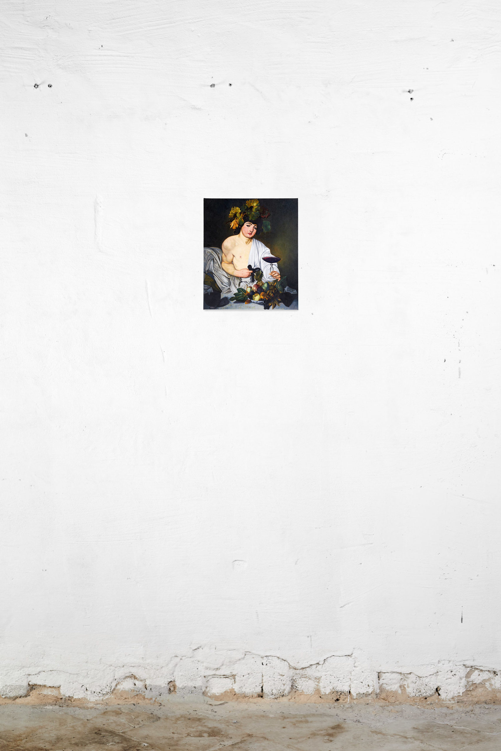 Benjamin Lallier, "Untitled (After Caravaggio)", Oil on linen 36 x 31 cm, 2023