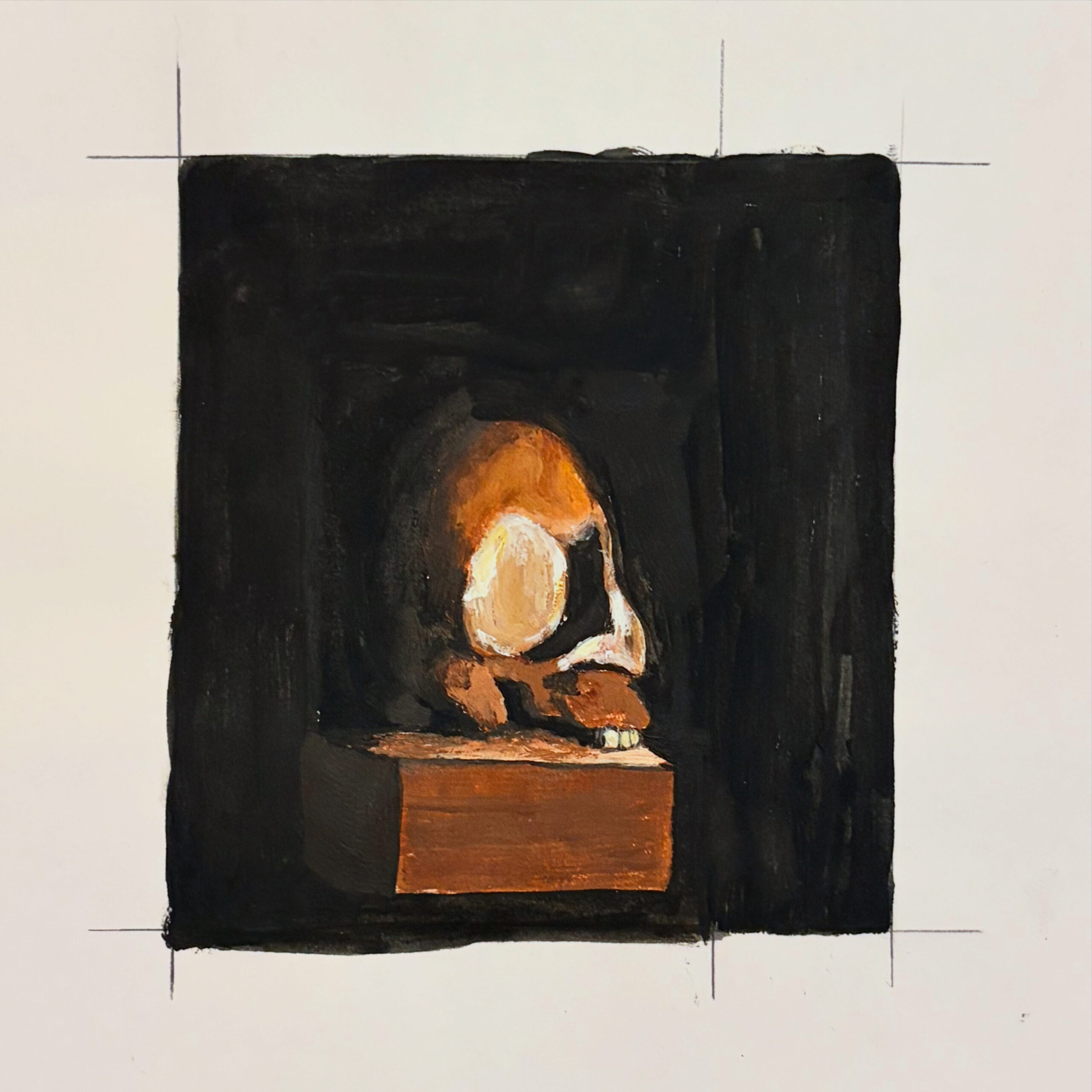 Benjamin Lallier, Untitled (After de La Tour), 2025