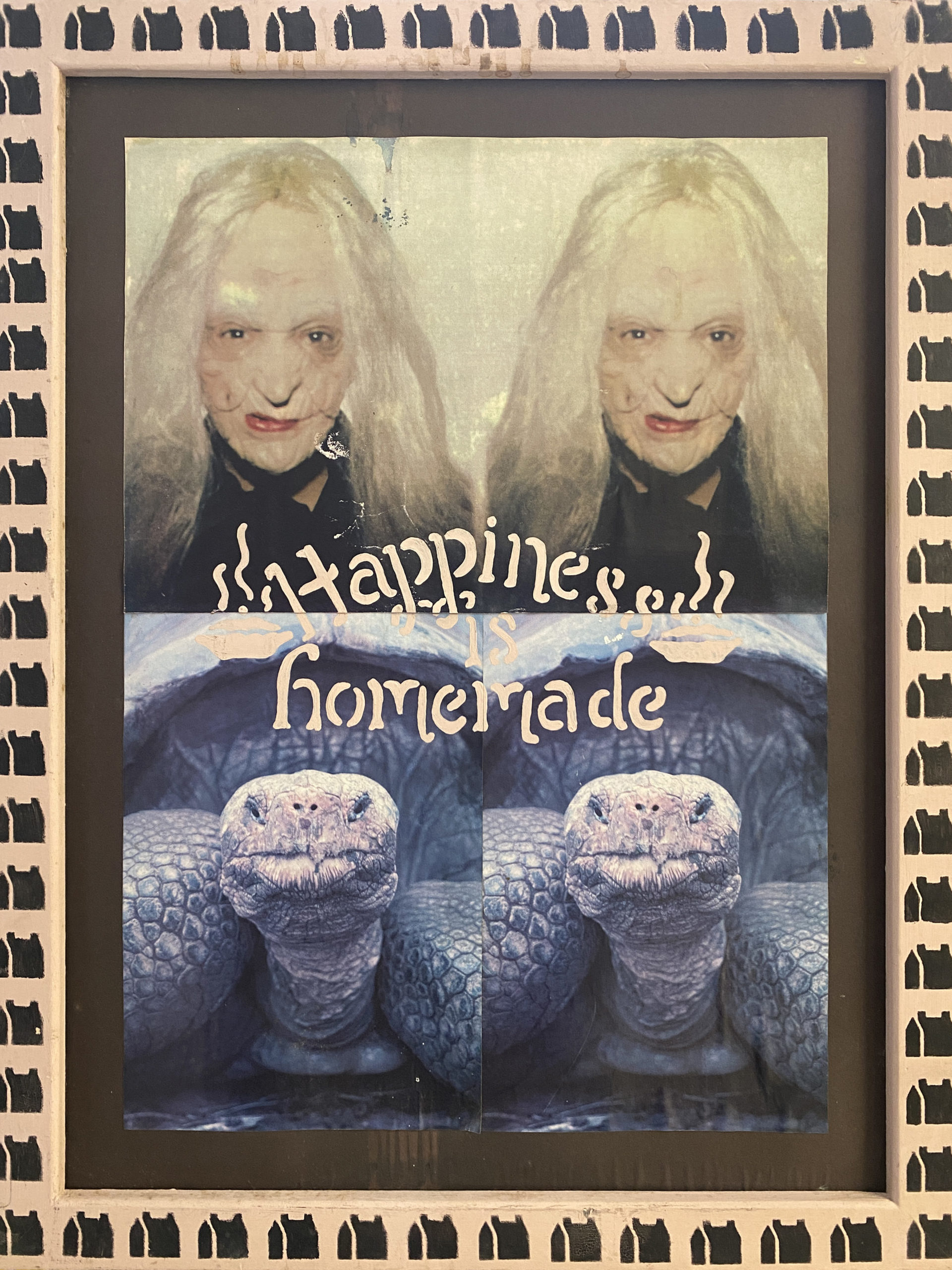 Marnie Weber, "Happiness Is Homemade", Collage, 66 x 51 cm, 1989