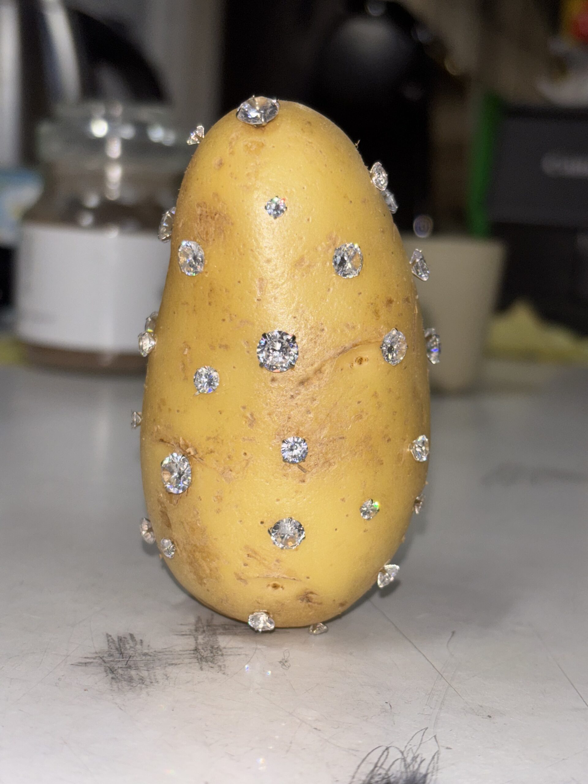 Benjamin Lallier, Untitled (Potato + Constellation), 2024
