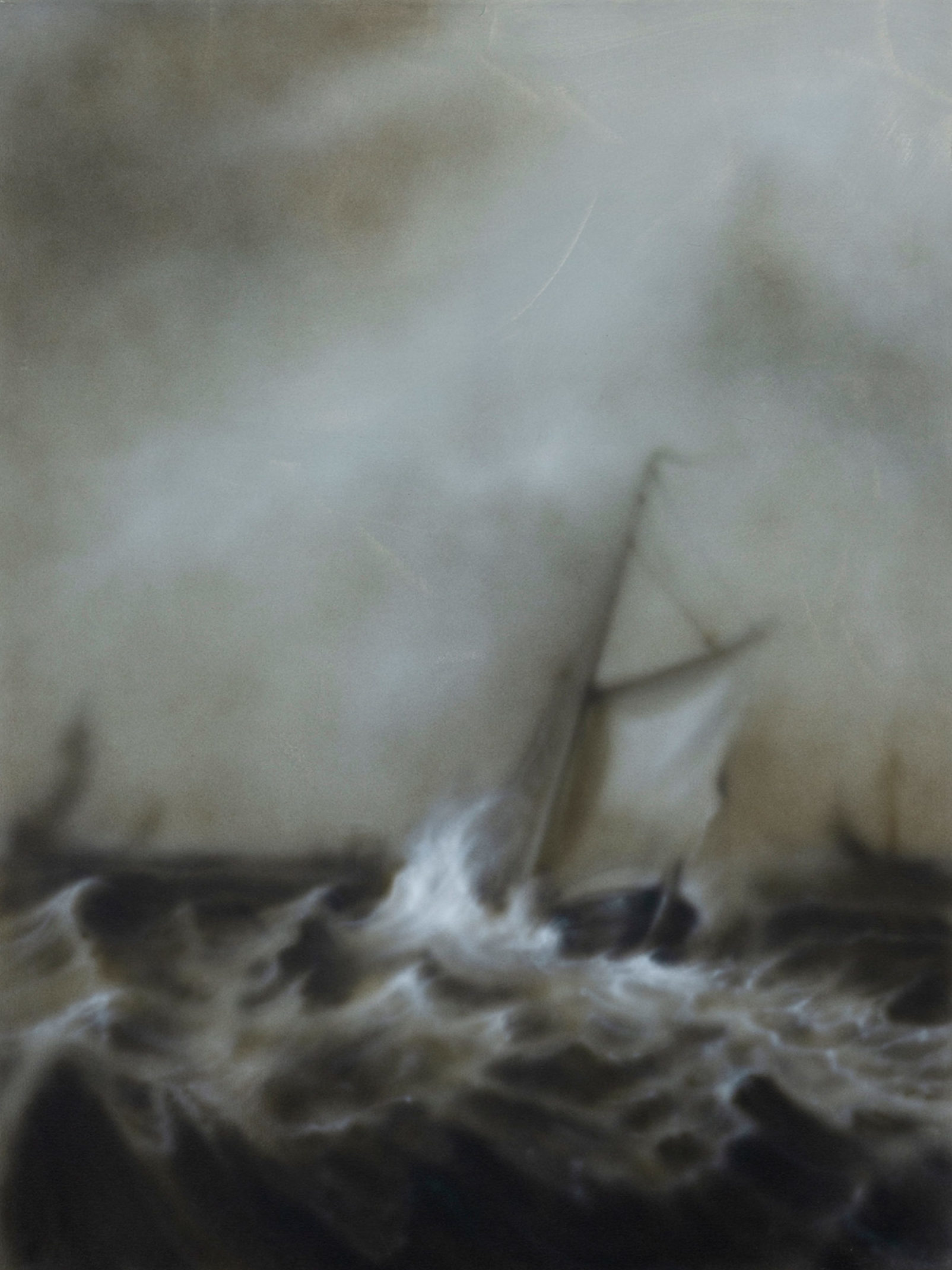 Will Sheldon, "Zephyr", Airbrushed acrylic on canvas, 102 x 76 cm, 2022